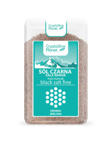 Sól czarna drobno mielona 600 g | Bio Planet