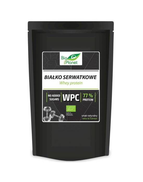 Białko serwatkowe naturalne WPC 77 150 g | Bio Planet