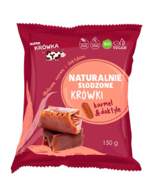 Wegańskie krówki karmel & daktyle 150 g | Super Krówka