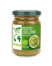 Zielone pesto z bazylii 140 g | Bio Planet