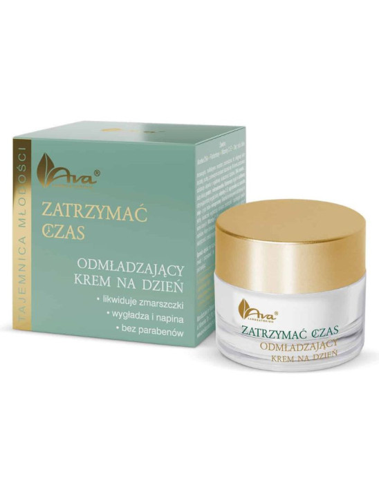 Zatrzymać czas odmładzający krem na dzień 50 ml | Ava Laboratorium