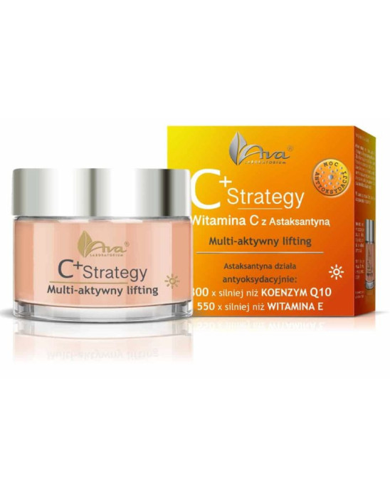 C+ strategy krem na dzień z witaminą C z astaksantyną 50 ml | Ava Laboratorium