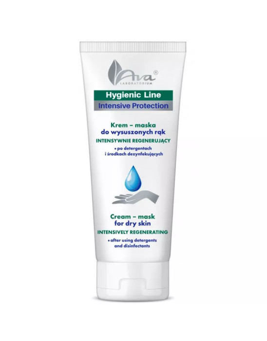Hygienic line krem-maska do wysuszonych rąk intensywnie regenerująca 200 ml | Ava Laboratorium