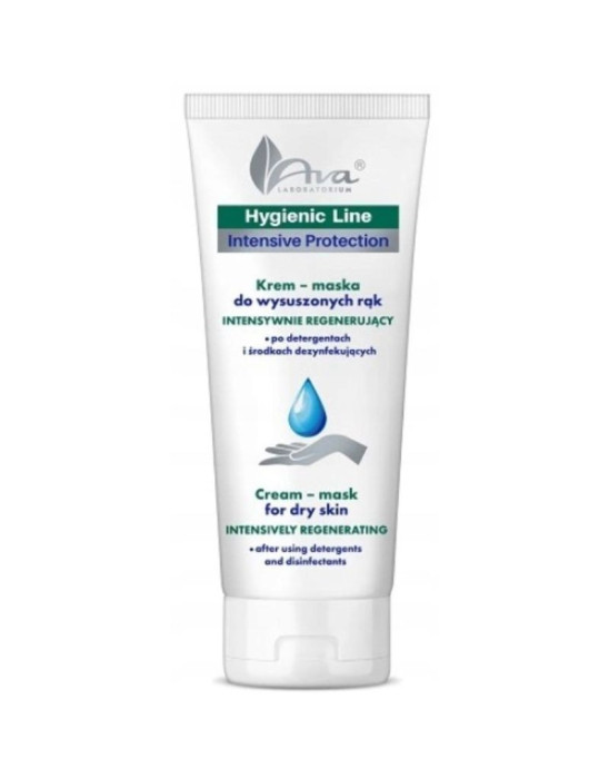 Hygienic line krem-maska do wysuszonych rąk intensywnie regenerująca 100 ml | Ava Laboratorium