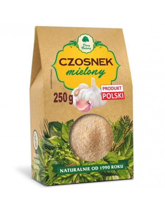 Czosnek mielony 250 g | Dary Natury