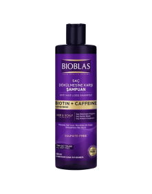 Szampon z biotyną i kofeiną przeciw wypadaniu włosów 400 ml | Bioblas