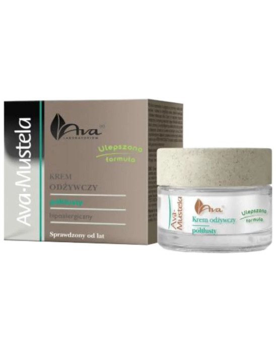 Ava-Mustela krem odżywczy półtłusty do twarzy 50 ml | Ava Laboratorium