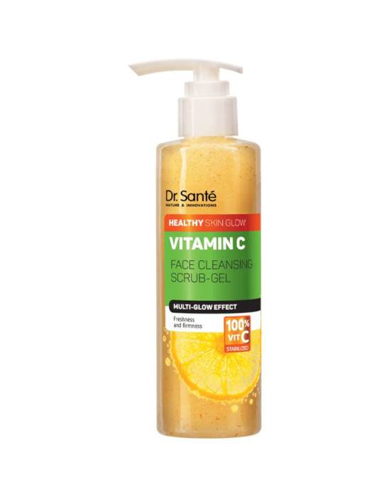 Peeling-żel do mycia twarzy z witaminą C 200 ml | Dr. Sante