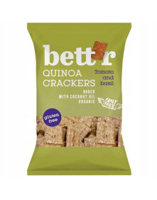 Ekologiczne krakersy z quinoa pomidor z bazylią bez glutenu 100 g | Better