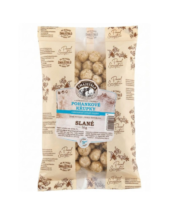 Chrupki gryczane solone 50 g | Smajstrla