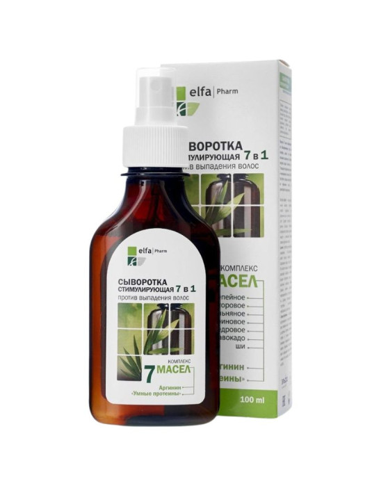 Serum stymulujące 7w1 przeciw wypadaniu włosów 100 ml | Elfa Pharm