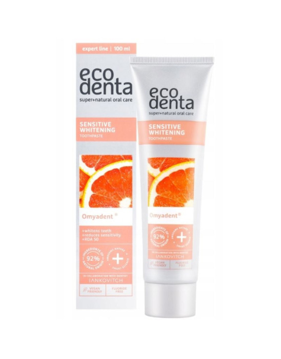 Pasta do zębów wrażliwych wybielająca Ecodenta 100 ml