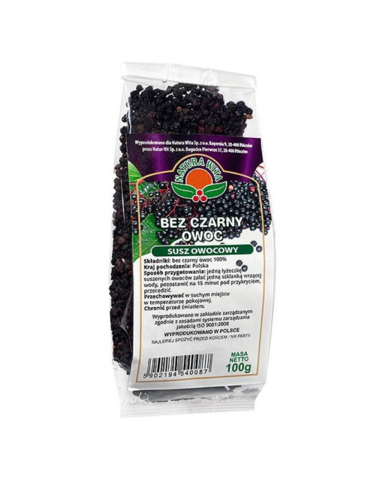 Bez czarny - owoc 100 g | Natura Wita