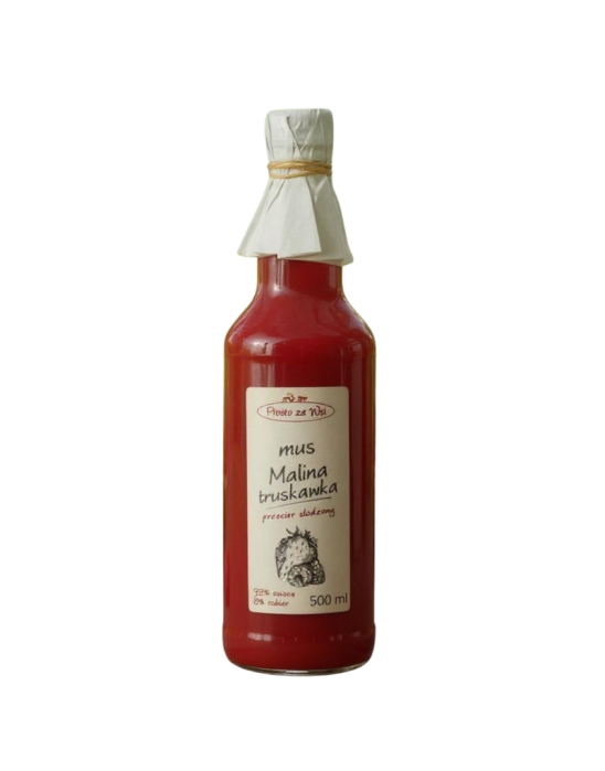 Mus słodzony malina truskawka 500 ml | Prosto ze Wsi