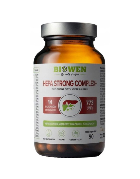 Hepa strong complex+ 90 kaps | Biowen