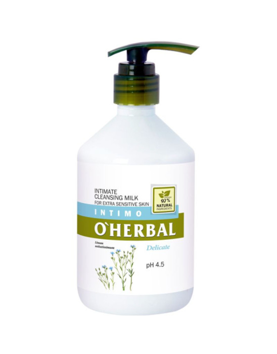 Oczyszczające mleczko do higieny intymnej - skóra bardzo wrażliwa 500 ml | Elfa Pharm