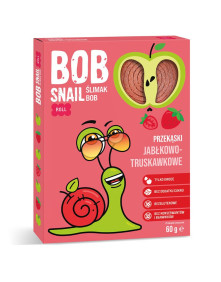 Przekąska jabłkowo-truskawkowa 60 g | Bob Snail