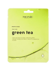 Maseczka w płachcie zielona herbata 1 szt | Monic Beauty