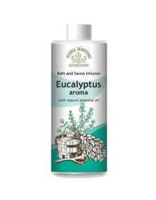 Infuzja aromatyczna do kąpieli i sauny z naturalnym olejkiem eukaliptusowym 500 ml | Herbal Traditions