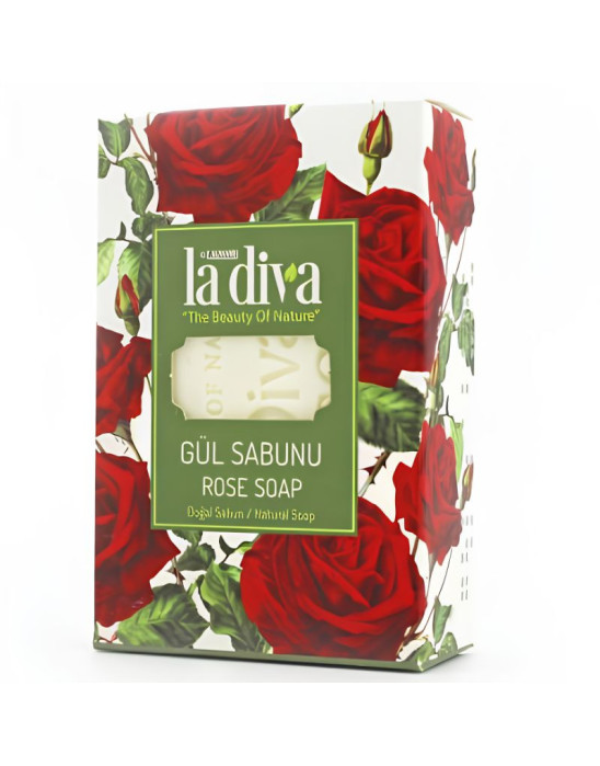 Mydło naturalne róża 100 g | La Diva