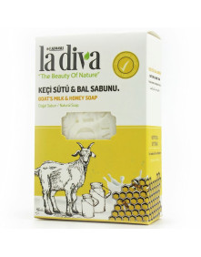 Mydło naturalne mleko kozie i miód 100 g | La Diva