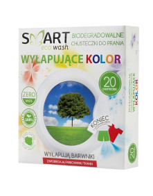 Biodegradowalne chusteczki wyłapujące kolor 20 szt | Smart Eco Wash