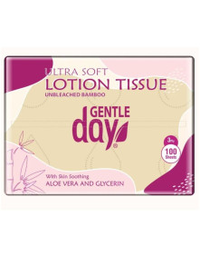 Chusteczki z aloesem i gliceryną 100 szt | Gentle Day