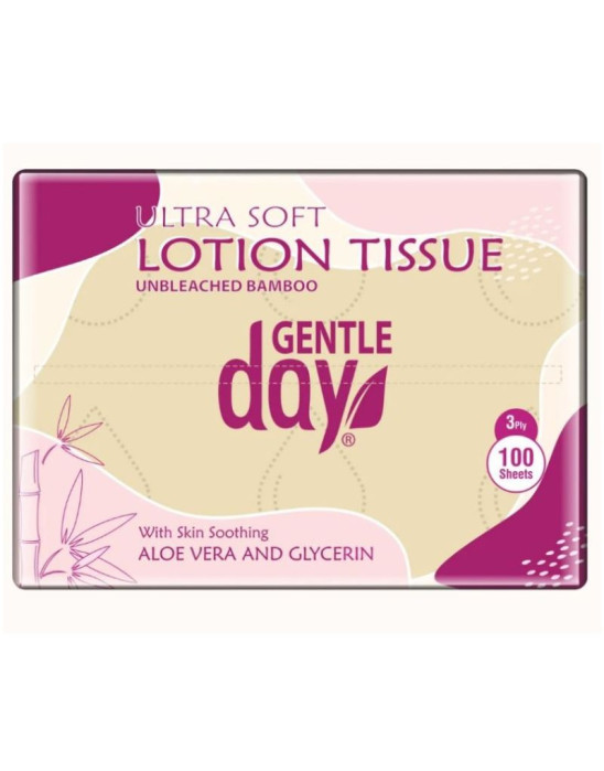 Chusteczki z aloesem i gliceryną 100 szt | Gentle Day