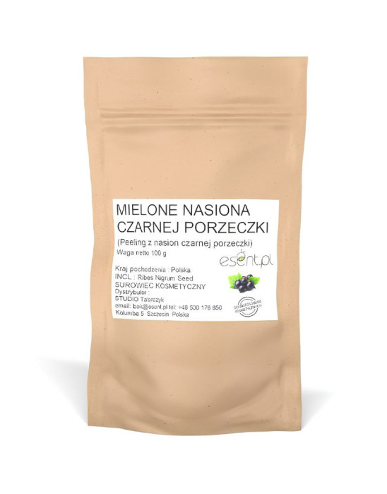 mielone nasiona czarnej porzeczki 100 g | Esent
