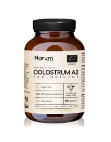 Colostrum A2 ekologiczne 60 kaps | Narum
