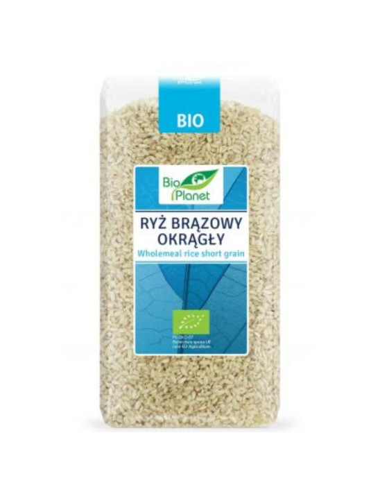Ryż brązowy okrągły 500 g | Bio Planet