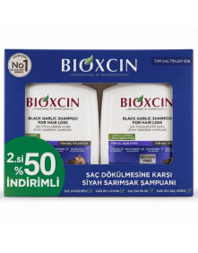 Szampon z ekstraktem z czarnego czosnku 300 ml + 300 ml | Bioxcin