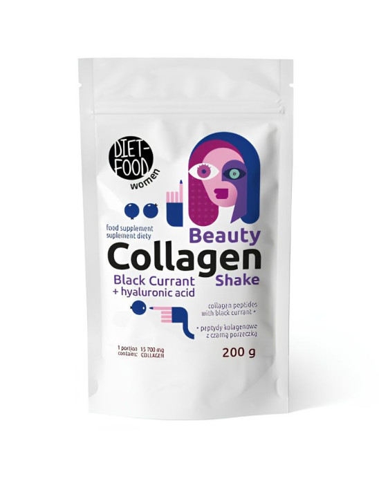 Shake kolagenowy z czarną porzeczką 200 g | Diet-Food