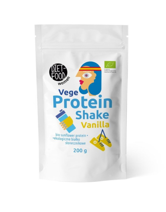 Wegański shake białkowy - waniliowy 200 g | Diet-Food