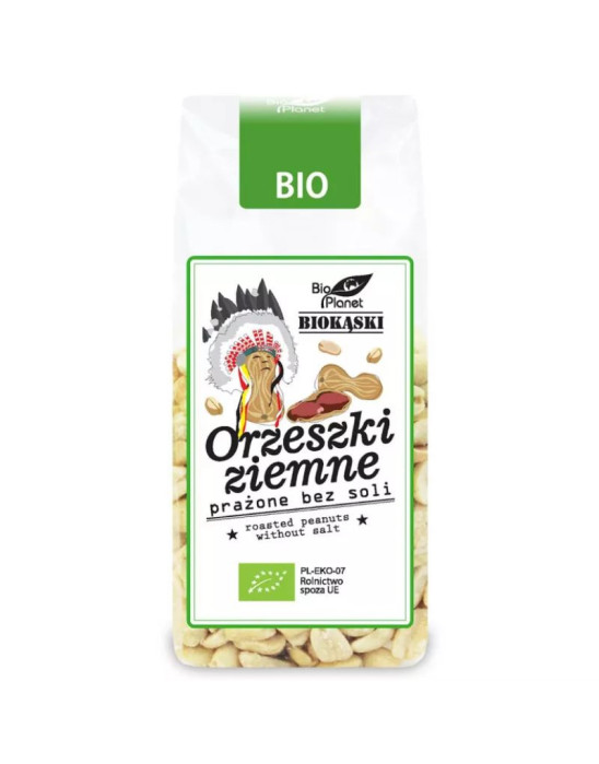 Bio orzeszki ziemne prażone bez soli 150 g | Bio Planet
