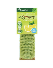 Ciastka orkiszowe z szpinakiem i cytryną 100 g | SweetyVegy