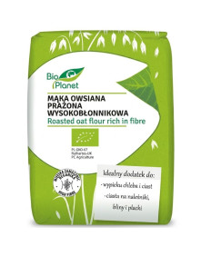 Mąka owsiana prażona, wysokobłonnikowa 700 g | Bio Planet