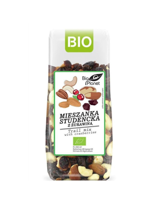 Mieszanka studencka z żurawiną 150 g | Bio Planet
