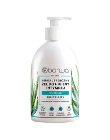 Hipoalergiczny żel do higieny intymnej sok z aloesu 500 ml | Barwa