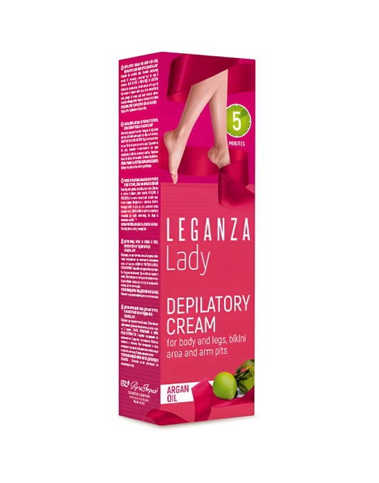 Zestaw do depilacji z olejem arganowym 125 ml | Leganza