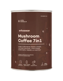 Kawa z grzybami 7w1 250 g | Aura Herbals