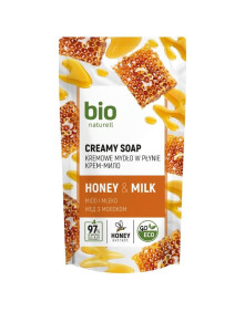 Kremowe mydło w płynie miód i mleko 460 ml | Bio Naturell