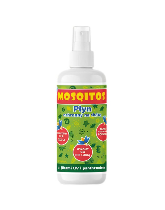 Płyn ochronny na skórę z filtrem UV 100 ml | Mosqitos