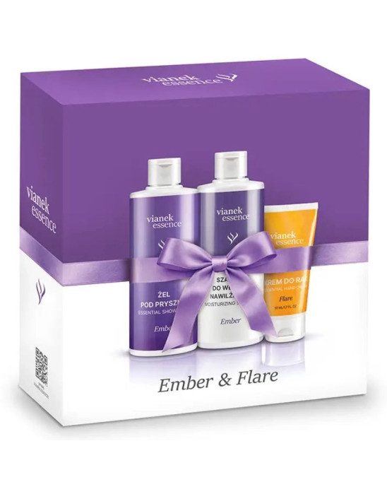 Vianek essence zestaw do ciała i włosów ember & flare  | Sylveco