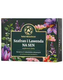 Szafran i lawenda na sen 30 kaps vege | Herbal Monasterium