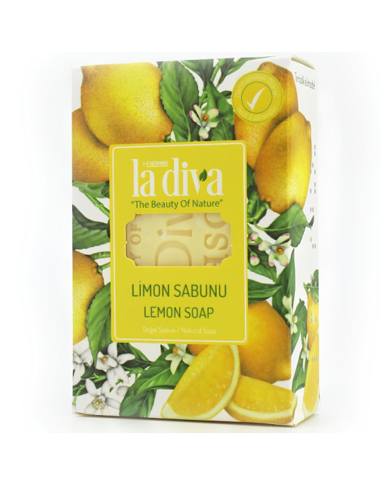 Mydło naturalne w kostce cytryna 100 g | La Diva
