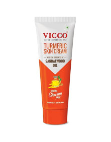 Turmeric krem do twarzy - kurkuma, olejek sandałowy 30 g | Vicco