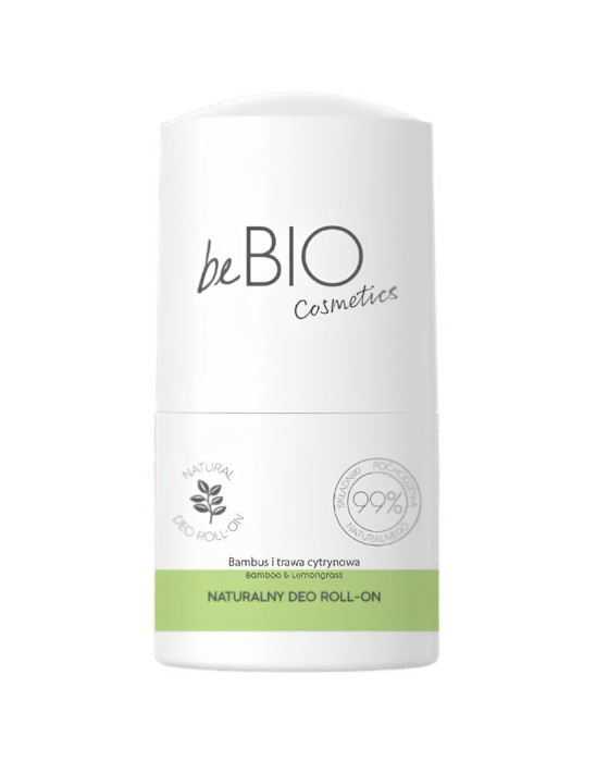 Naturalny deo roll-on bambus i trawa cytrynowa 50 ml | Be Bio Cosmetics