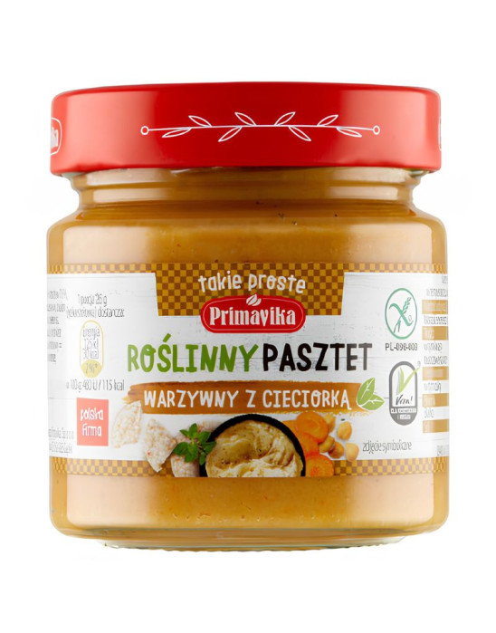 Pasztet warzywny z cieciorką 160 g | Primavika
