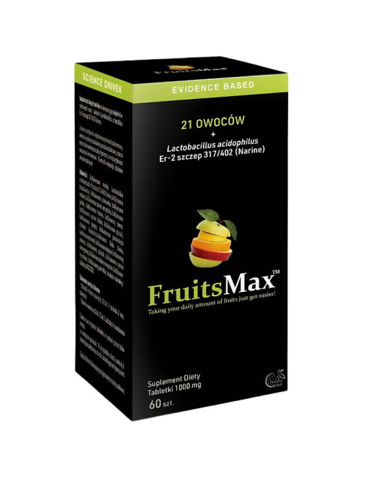 FruitsMax 1000 mg 60 tabl do ssania | Narum
